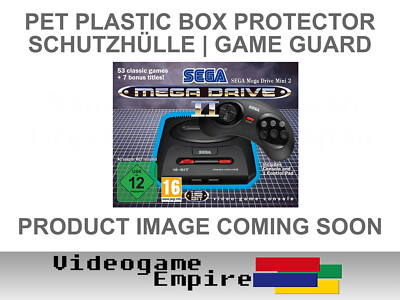 1x Schutzhülle 0,5mm PET für Sega Mega Drive Mini II 2 Konsolen OVP Verpackung