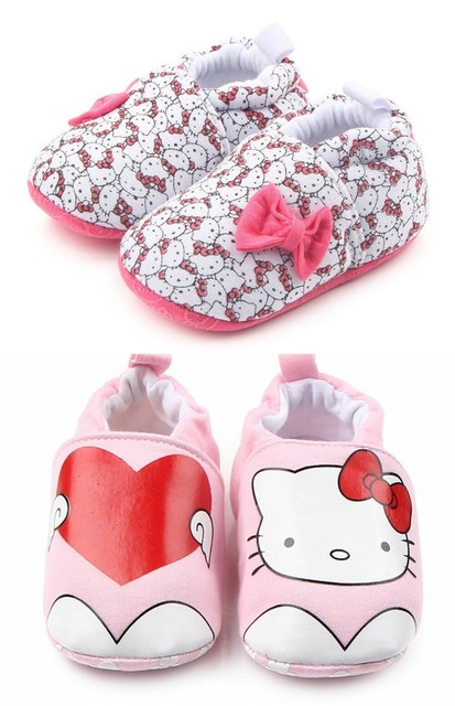 hello kitty baby slippers