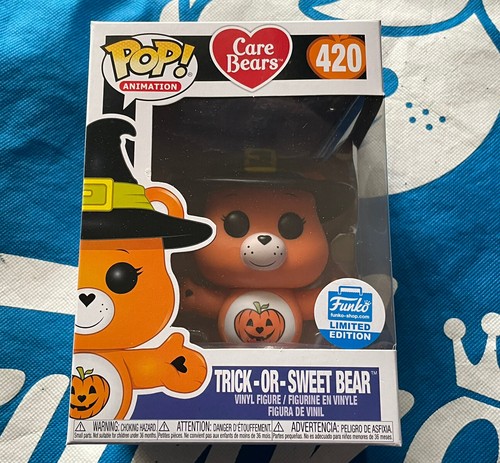 Funko Pop! Animation Care Bears Trick-Or-Sweet Bear #420 Funko Shop Exclusive! - 第 1/6 張圖片