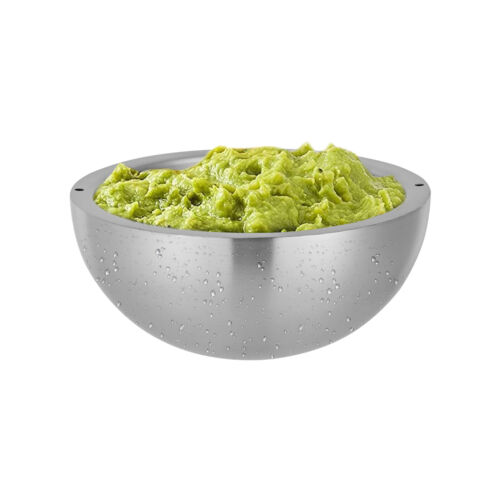 10Pcs 1L Stackable Stainless Steel Salad Bowl Insulated Salad Bowl Anti-slip Pad - Picture 5 of 13