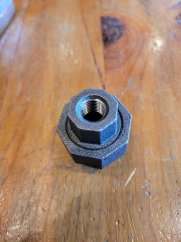 Anvil 1/4" Union NPT Malleable Iron Class 150 Black Pipe Fitting GB10 - Picture 2 of 3