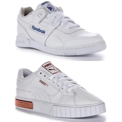 Puma Cali Dream Lth Classic Low Top Leather Womens Trainer White UK  UK