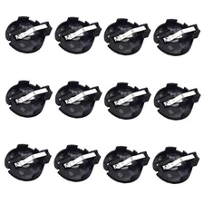 (Pack of 12 CR2032 2025 2015 Battery Holder, Coin Cell Button Socket Holder C...