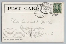 Craftonville California CA San Bernardino CO 1905 Duplex Cancel DPO Postcard