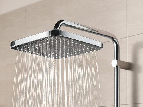 Grohe Vitalio Start System 250 Cube Flex sistema de ducha 26698000 con desviador - Imagen 2 de 6