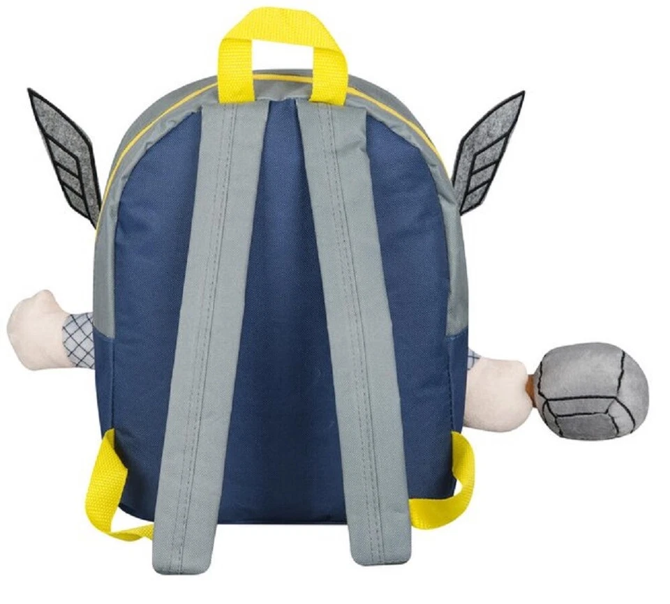 Mochila frontal de felpa bordada Marvel Avengers Thor, con licencia oficial     Foto 3 de 4