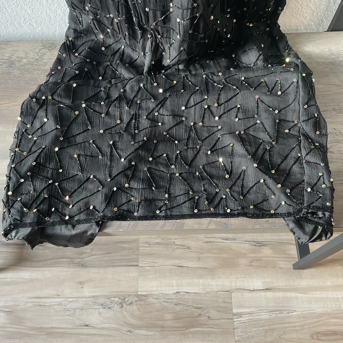 ワンピース 80s PX LONDON SPARKLE BLACK DRESS 80s PX LONDON SPARKLE BLACK DRESS - メルカリ