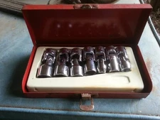 PROTO 3/8" Drive 7 Piece SAE 6 Point Universal Socket Set In Tin Box