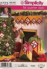 Simplicity Christmas Decorations Pattern 2723 UNCUT