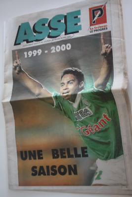 Supplément la tribune LE PROGRES )) ASSE ST ETIENNE / retour saison 2000-2001