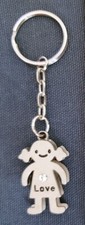 Awesome Small Girl Keychain "Love"