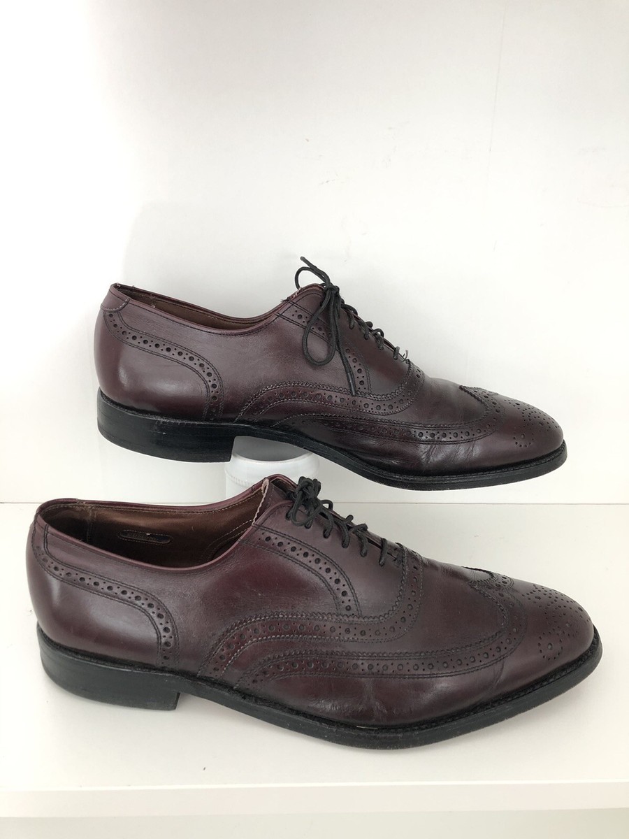 Allen Edmonds LLoyd Burgundy Wingtip Brogue Oxford Dress  display picture 2