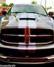 Racing Stripe Stripes Graphics Decals Decal Fit Dodge Ram Dakota Hemi 1500 2500