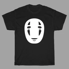Spirited Away Studio Gibli No Face Men's Black Size S to 5XL