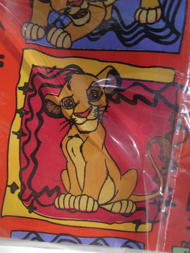 Vtg Mickey's Stuff For Kids LION KING Gift Wrap Paper Sealed New USA 2 sheets - Bild 9 von 12