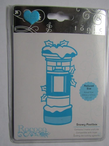 Stanzschablone Snowy Postbox