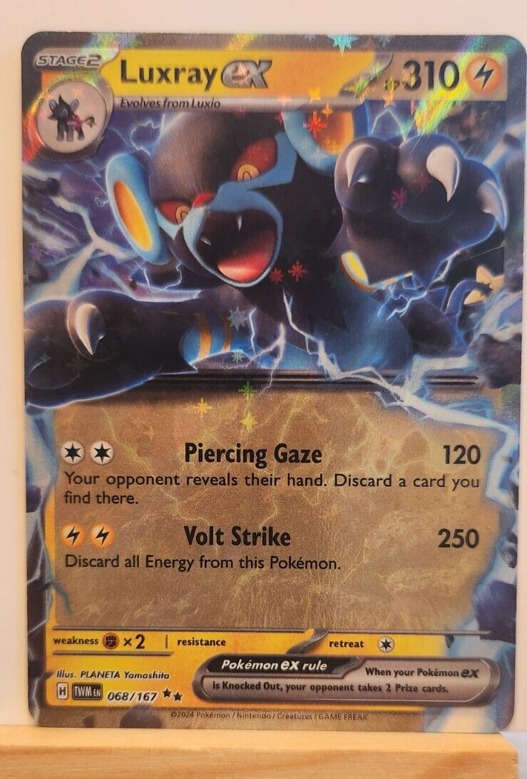 Luxray ex 068/167 Double Rare SV Twilight Masquerade Pokemon Luxray ex 068/167 Double Rare SV Twilight Masquerade Pokemon