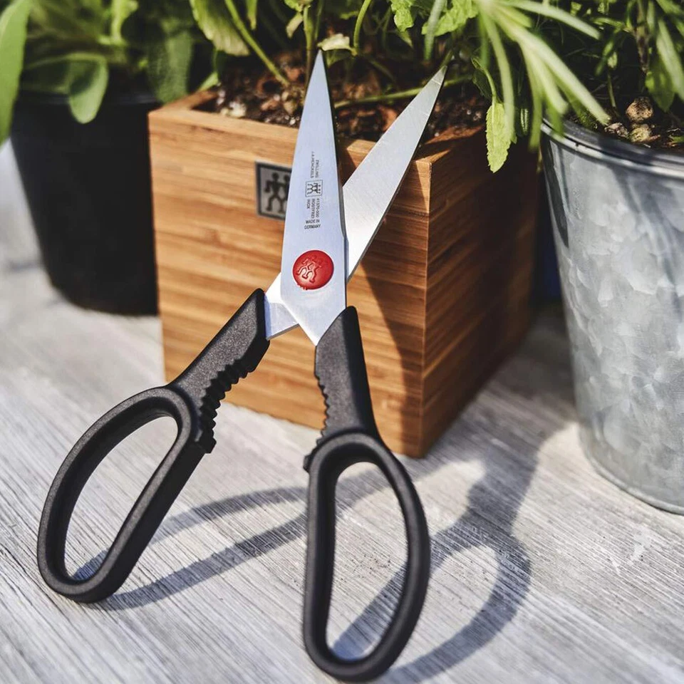 Zwillings 8 Zoll Küchenschere hochwertige ergonomische Schere rot - Bild 2 von 4