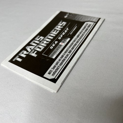 Transformers Hunt for the Decepticons G2 Platinum Universe Instruction Booklets - Picture 25 of 28