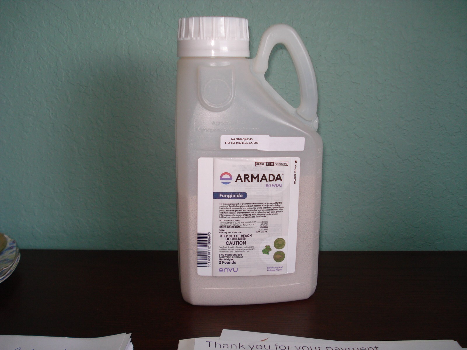 Armada 50 WDG  Turf And Ornamental Fungicide Disease Control New 2 Pound Bottle 