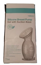 BumbleBee Manual Breast Pump 5oz/150ml with Suction Base, Silicone Breastfeeding