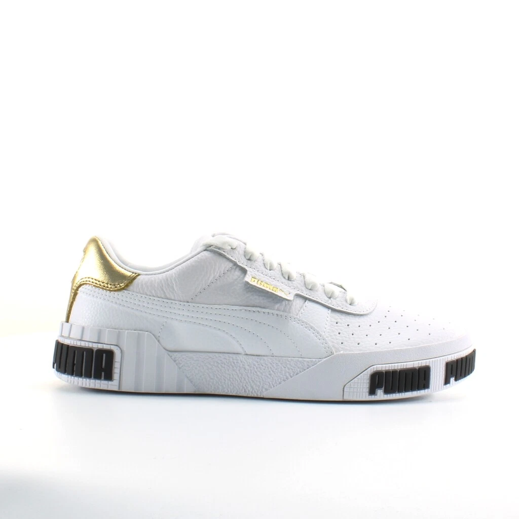 Puma cali bold white gold sales