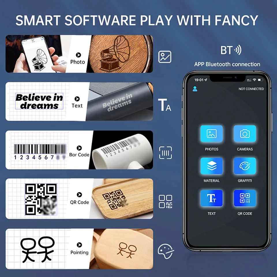 DAJA DJ6 Laser Engraver DIY Engraving Cutting Machine DIY Marking 80x80mm T8Z0 - Image 4 of 4