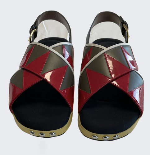 Marni Leather Anatomic Fussbett Slingback Sandals Schuhe Flats Shoes New Ovp 41 - Bild 5 von 10