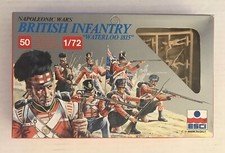 ESCI 1/72 British Infantry Napoleonic Wars Waterloo 1815 Kit 215 NIOB 1983