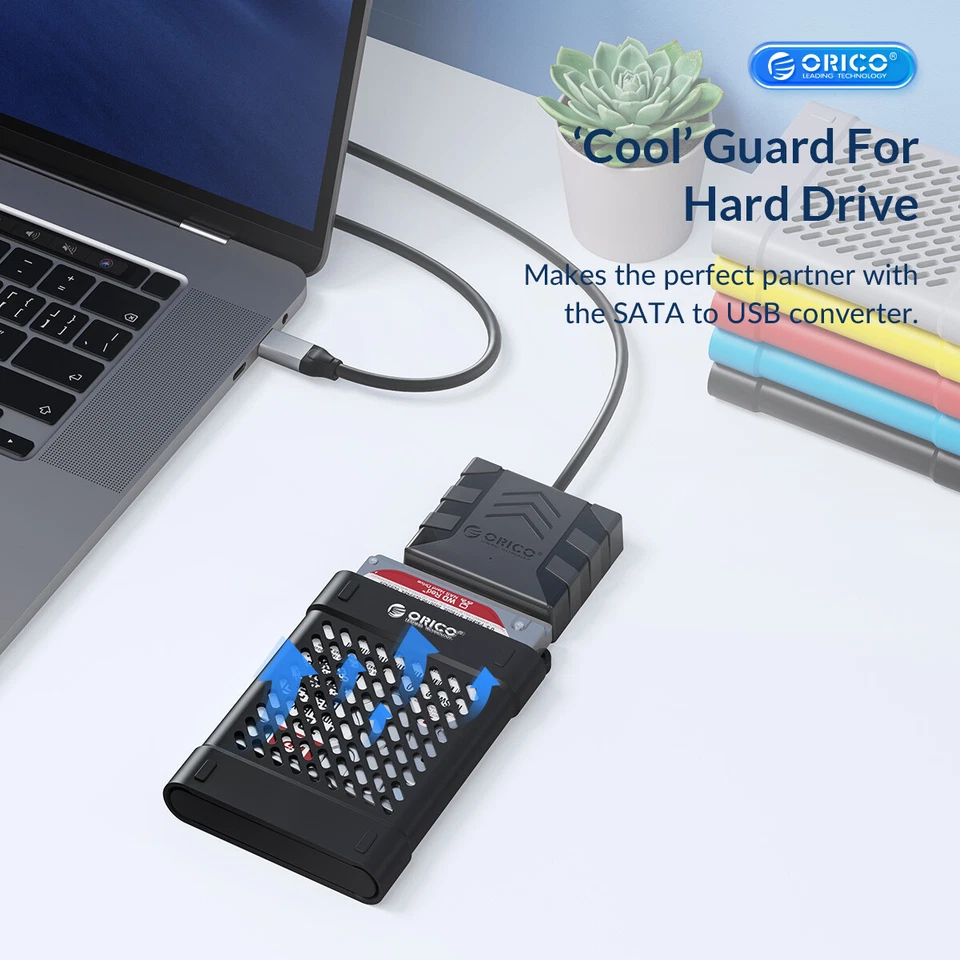 ORICO Pack of 5 Hard Drive Silicone Case 2.5 inch HDD Storage Bag for WD Seagate - Image 2 of 4