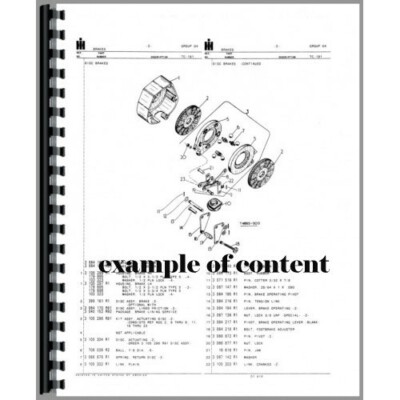 Caterpillar D3B Crawler Parts Manual Catalog 2PC1 up w/ 3204