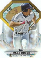WADE BOGGS TOPPS DIAMOND GREATS DIE CUT BOSTON RED SOX YANKEES #29 2022 22