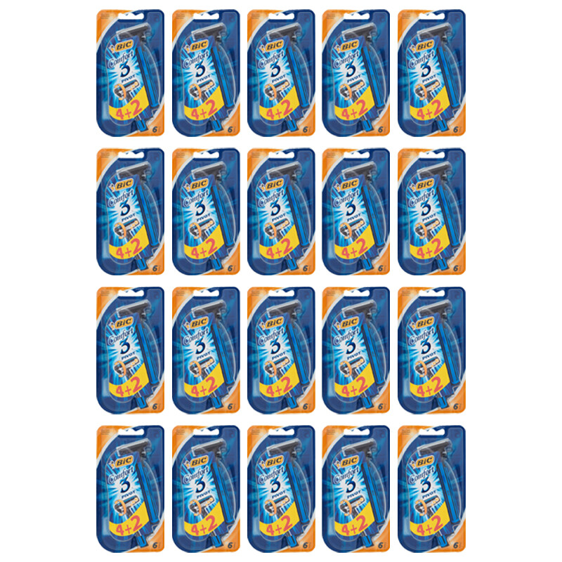 BIC RASOIO BARBA COMFORT 3X 4+2 P - Immagine 3