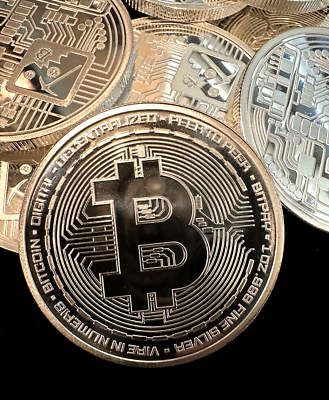 #ad #ad Bitcoin 1 oz .999 Fine Silver Round BU Crypto Commemorative BlockChain BACKORDER $114.95
