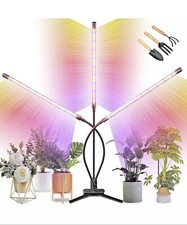 3 Heads LED Grow Light Plant Lamp Light for Indoor Plants Full Spectrum USED