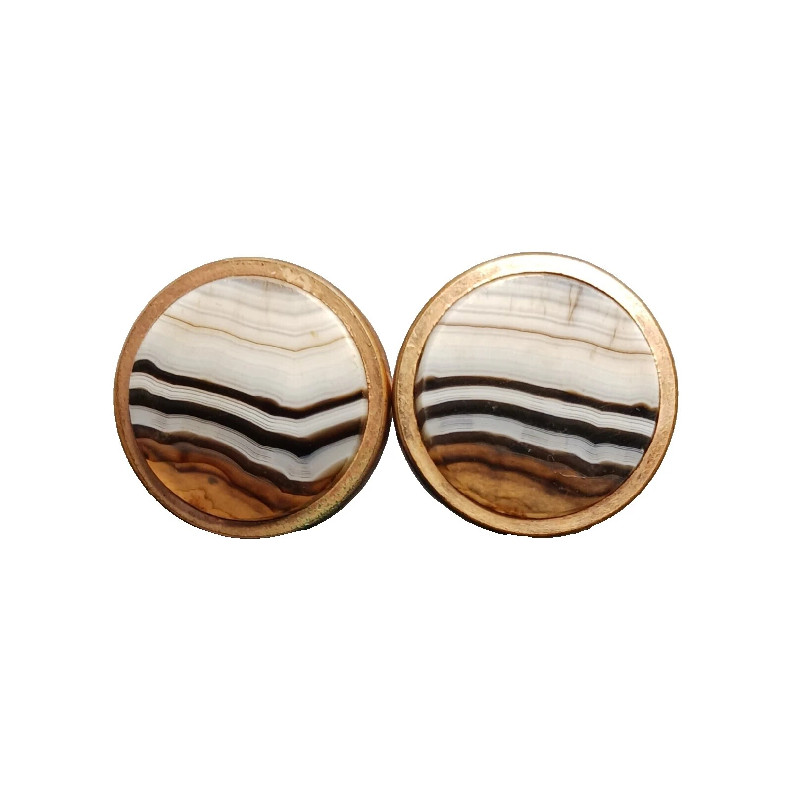 Gemelos Cobre de ágata Para Hombres