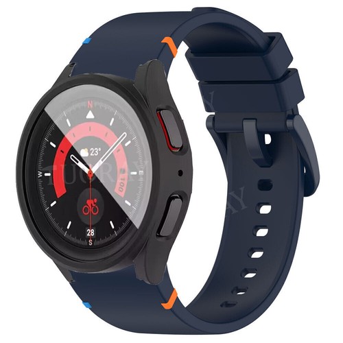 Silikon Band Armband für Samsung Galaxy Watch 7 6 5 4 FE 40/44MM Glas Case Hülle - Bild 140 von 154