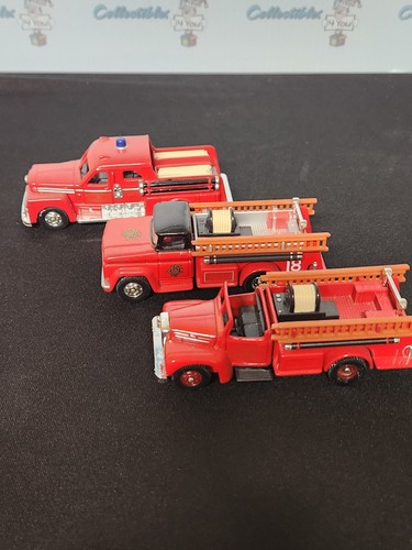 Vintagi Corgi Fire Heroes Gmc Mack B Pumper Lot Of 3 Firetruck - Picture 2 of 18