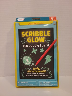 Chuckle & Roar Scribble Glow LCD Sketch Pad - NEW