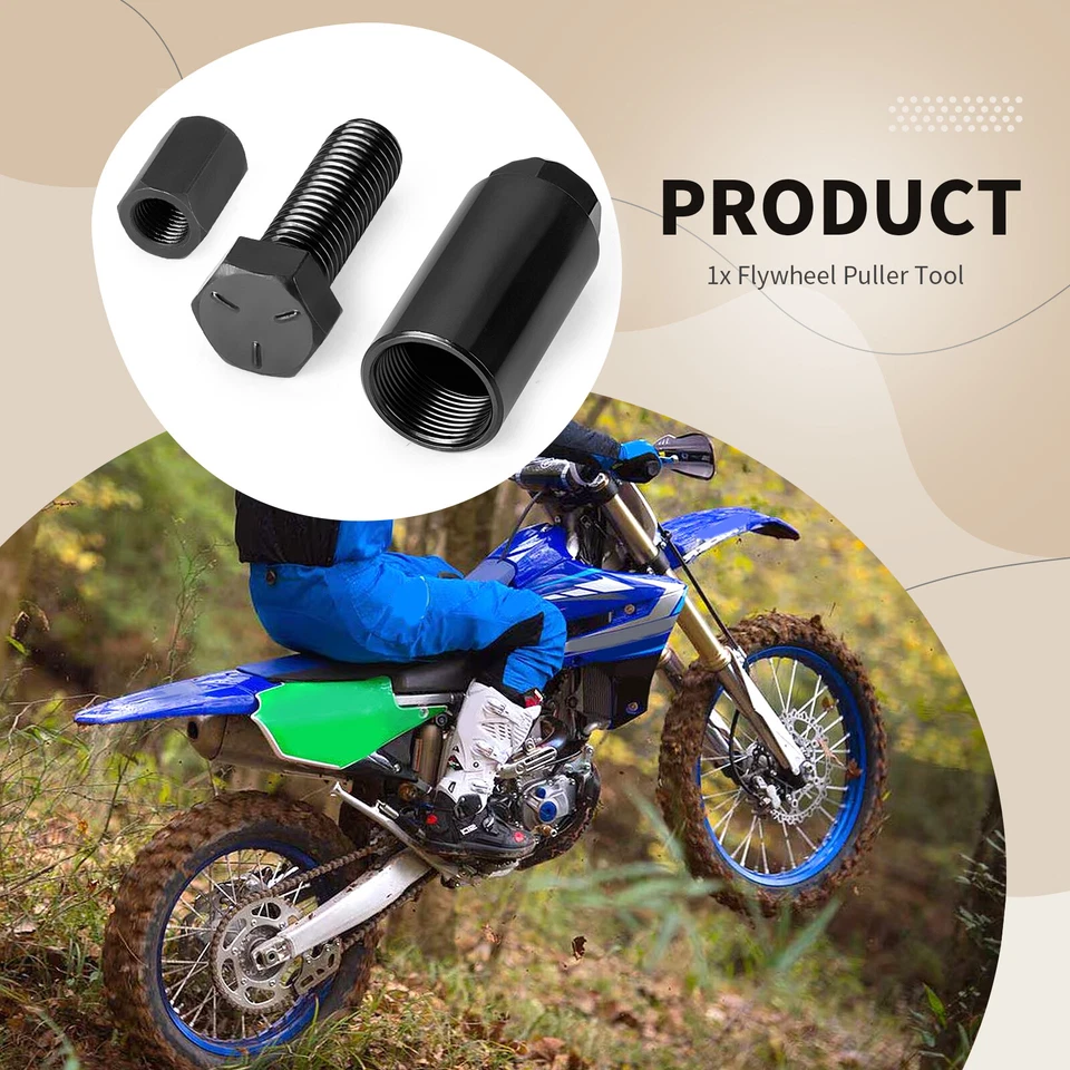 Extractor de volante de inercia de 24 mm compatible con Suzuki RMZ250 2004-2009 / RMZ450 2005-2007 Foto 4 de 4