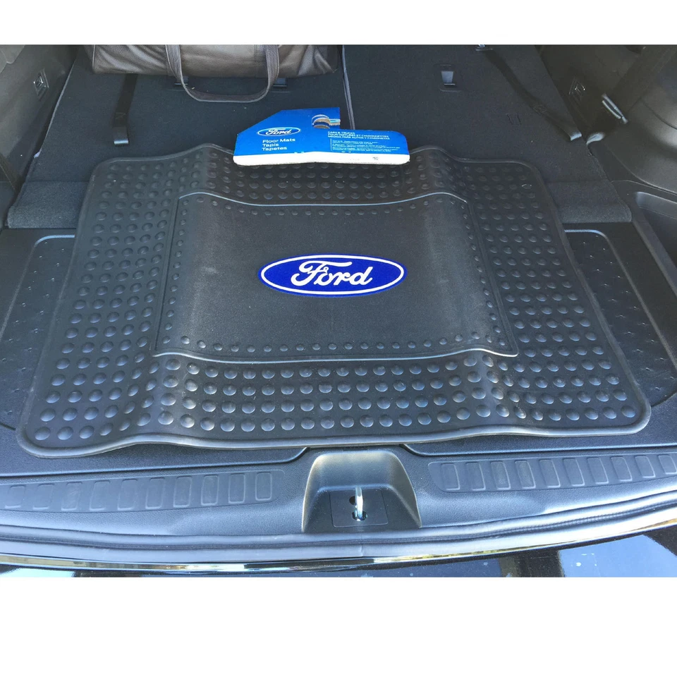 Brand New Ford Elite Style Logo Car Truck Cargo Trunk Rubber Floor Mats - Imagem 3 de 4