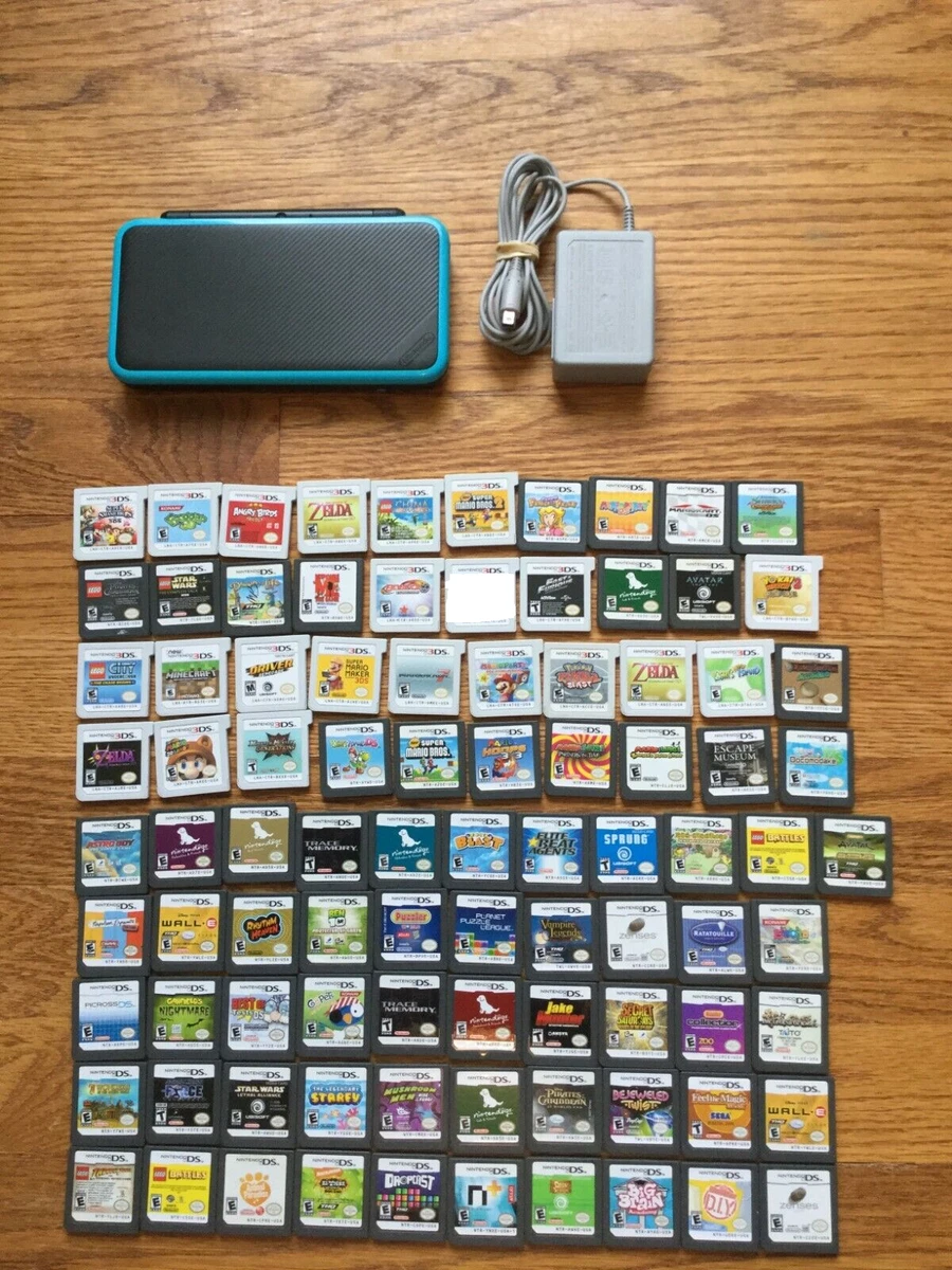 READ LISTING Nintendo 2DS XL System Console Black Turquoise Blue