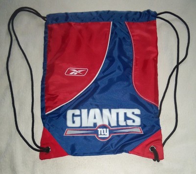 NFL New York Giants Reebok Drawsting Gym Sac / Tasche / Rucksack - Neu