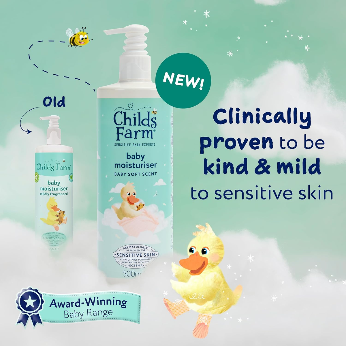 Childs Farm Baby Moisturiser, Baby Soft Scent Moisturising