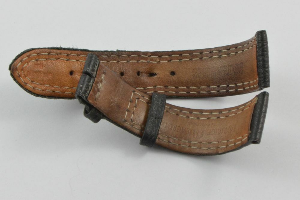 MAURICE LACROIX LEDER ARMBAND 20MM FÜR DORNSCHLIESSE 18MM SCHWARZ