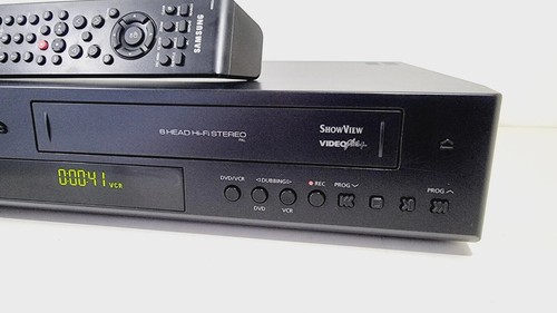 VIDEOREGISTRATORE COMBINATO DVD VHS SAMSUNG DVD-VR370 VCR CASSETTE DVD RECORDER. - Foto 4 di 13