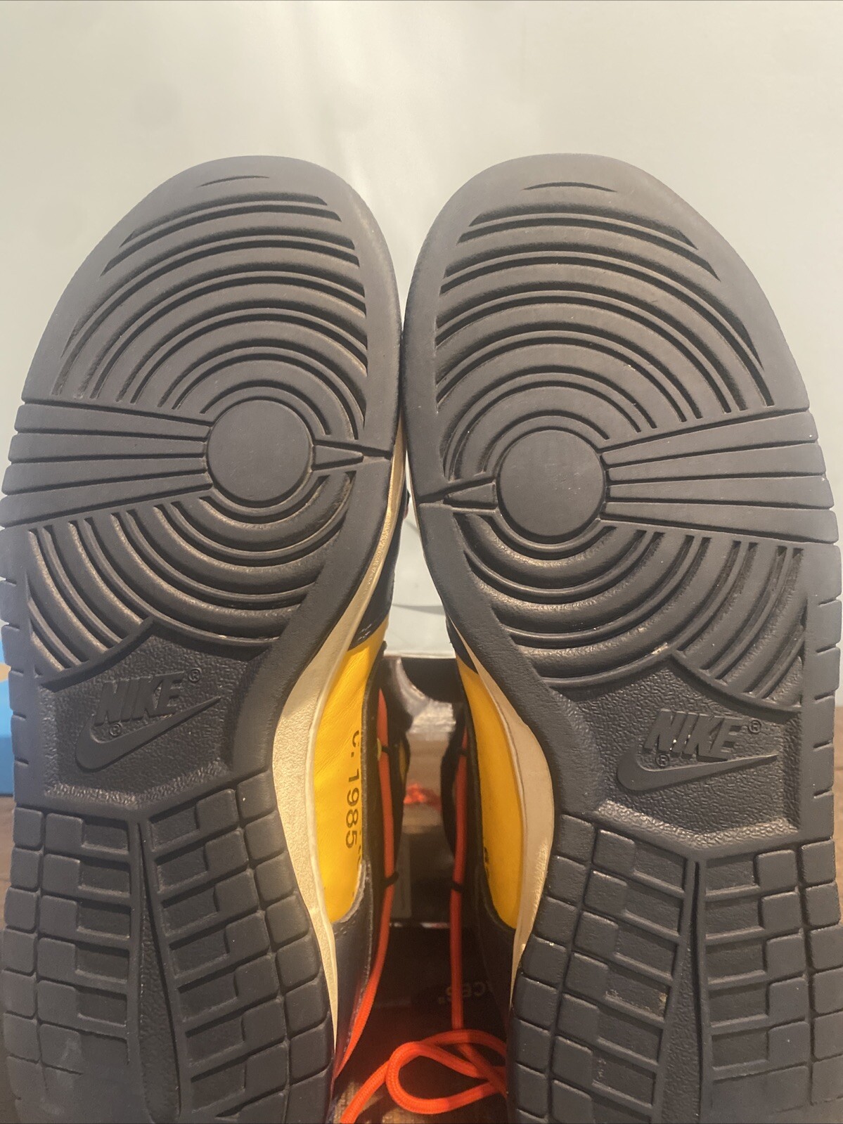 OFF WHITE X NIKE Taglia 10 Nike Dunk Low x OFF WHITE University G 2019