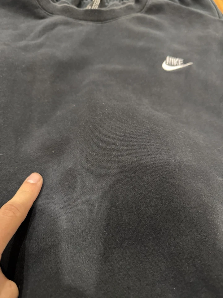 Conjunto de sudadera y pantalones Nike Sportswear Club polar negros talla XL sudadera Foto 4 de 4