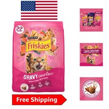 Purina Gravy Swirlers Dry Cat Food 22 lb - Chicken & Salmon for All Life Stages 1.60 per gallon