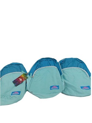 Trailmaker New 16'' Teal Adjustable Straps Backpack Front Pocket Set 3 Unisex